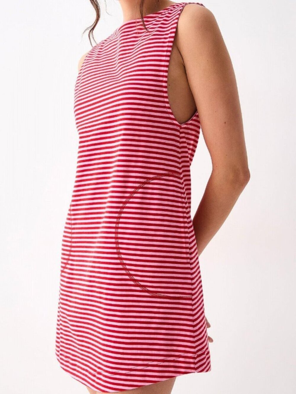 NWT Striped jersey dress 100% cotton
